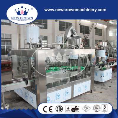 China High Quality Monoblock 3 in 1 Fruit Juice Production Machine (Glass bottle with aluminum cap)